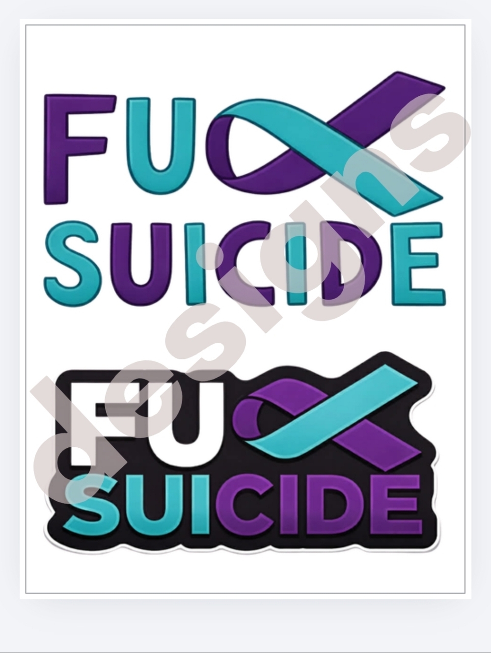 Suicide Awareness Custom Made Tees